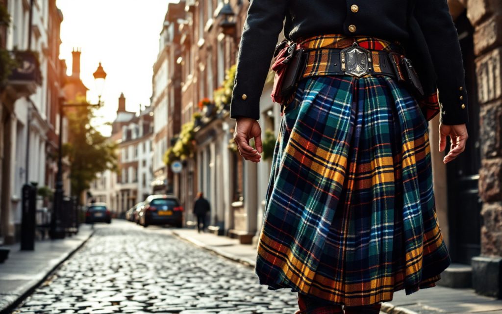 un-homme-en-kilt-traditionnel-ecossais-marchant-dans-une-rue-pavee-avec-des-batiments-historiques-en-arriere-plan-sous-une-lumiere-eclatante-dapres-midi